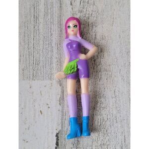 McDonald's 2018 Viacom pink hair doll toy figure girl mini